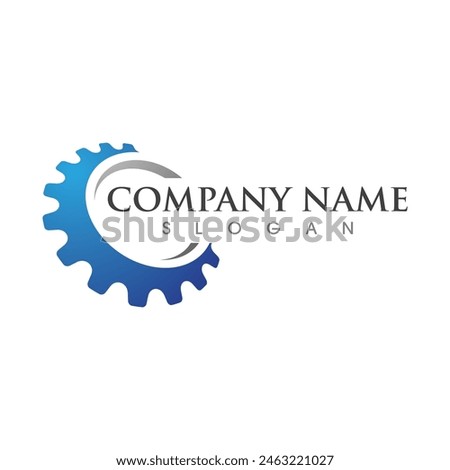 Gear vector icon illustration design template