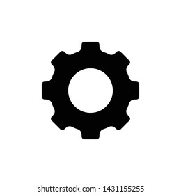 Gear vector icon isolated,cogs,Settings with flat style