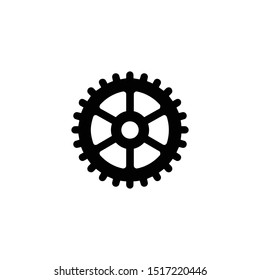 Gear vector icon isolated,cogs,Settings with flat style