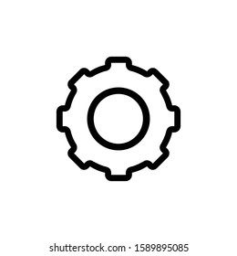 Gear vector icon isolated,cogs,Settings with flat style