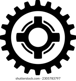Gear vector icon isolated,cogs,Settings with flat style