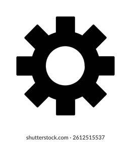 Gear vector icon isolated,cogs,Settings with flat style