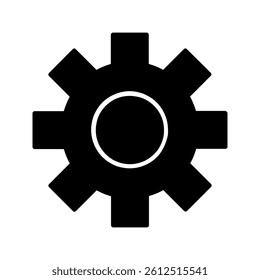 Gear vector icon isolated,cogs,Settings with flat style