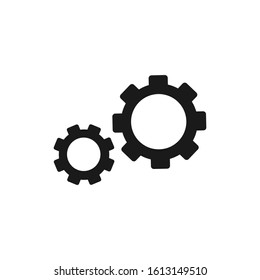 gear vector icon issolated on a white backgraund
