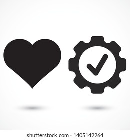Gear Vector icon . Lorem Ipsum Illustration design