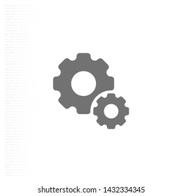 Gear Vector icon . Lorem Ipsum Illustration design