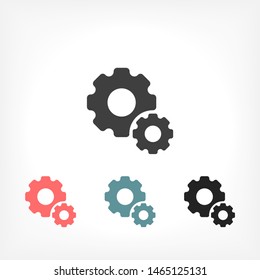 Gear Vector icon . Lorem Ipsum Illustration design