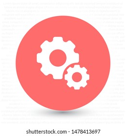 Gear Vector icon . Lorem Ipsum Illustration design