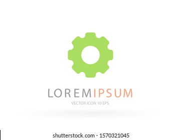 Gear Vector icon . Lorem Ipsum Illustration design