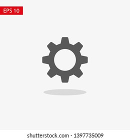 Gear vector icon. Web design icon. Gears and cogs symbol. Cog wheels icon. Cogs circle illustration. Gear wheel logo. Vector EPS 10