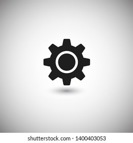 Gear vector icon. Web design icon. Gears and cogs symbol. 