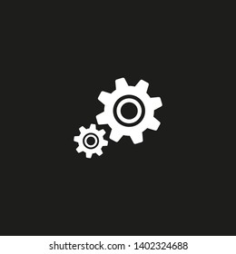 Gear vector icon. Web design icon. Gears and cogs symbol. Cog wheels icon. Cogs circle illustration. Gear wheel logo. Vector EPS 10