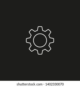 Gear vector icon. Web design icon. Gears and cogs symbol. Cog wheels icon. Cogs circle illustration. Gear wheel logo. Vector EPS 10