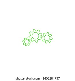 Gear vector icon. Web design icon. Gears and cogs symbol. Cog wheels icon. Cogs circle illustration. Gear wheel logo. Vector EPS 10