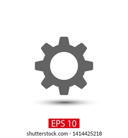 Gear vector icon. Web design icon. Gears and cogs symbol. Cog wheels icon. Cogs circle illustration. Gear wheel logo. Vector EPS 10