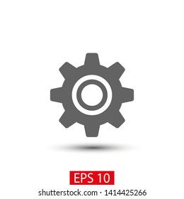 Gear vector icon. Web design icon. Gears and cogs symbol. Cog wheels icon. Cogs circle illustration. Gear wheel logo. Vector EPS 10