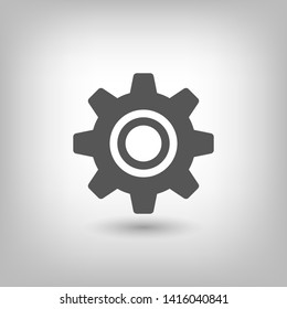 Gear vector icon. Web design icon. Gears and cogs symbol. Cog wheels icon. Cogs circle illustration. Gear wheel logo. Vector EPS 10