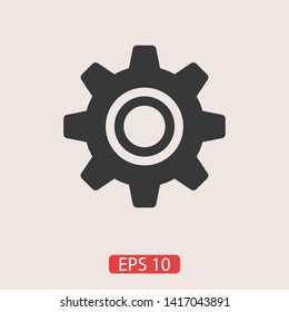 Gear vector icon. Web design icon. Gears and cogs symbol. Cog wheels icon. Cogs circle illustration. Gear wheel logo. Vector EPS 10