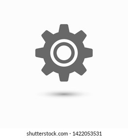 Gear vector icon. Web design icon. Gears and cogs symbol. Cog wheels icon. Cogs circle illustration. Gear wheel logo. Vector EPS 10