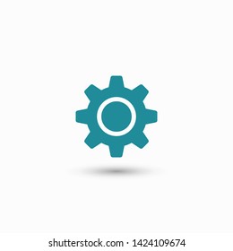 Gear vector icon. Web design icon. Gears and cogs symbol. Cog wheels icon. Cogs circle illustration. Gear wheel logo. Vector EPS 10