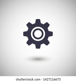 Gear vector icon. Web design icon. Gears and cogs symbol. Cog wheels icon. Cogs circle illustration. Gear wheel logo. Vector EPS 10