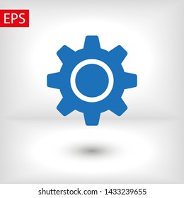 Gear vector icon. Web design icon. Gears and cogs symbol. Cog wheels icon. Cogs circle illustration. Gear wheel logo. Vector EPS 10