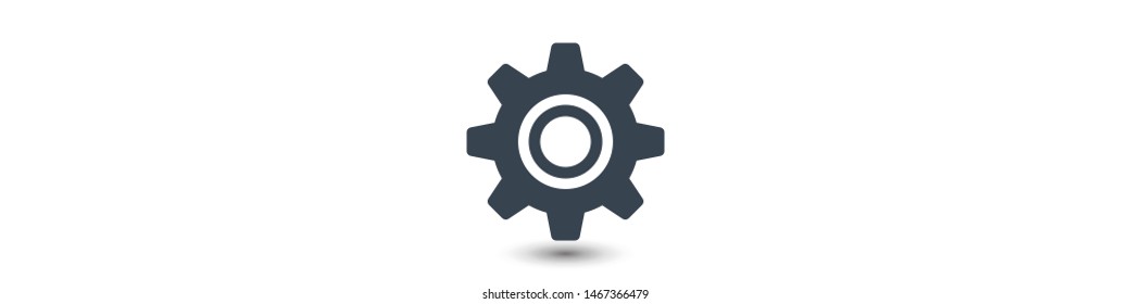 Gear vector icon. Web design icon. Gears and cogs symbol. Cog wheels icon. Cogs circle illustration. Gear wheel logo. Vector EPS 10