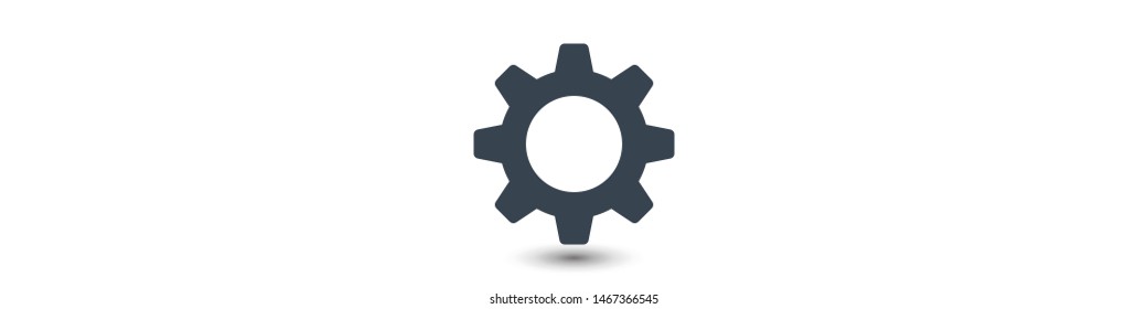 Gear vector icon. Web design icon. Gears and cogs symbol. Cog wheels icon. Cogs circle illustration. Gear wheel logo. Vector EPS 10