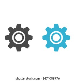 Gear vector icon. Web design icon. Gears and cogs symbol. Cog wheels icon. Cogs circle illustration. Gear wheel logo. Vector EPS 10