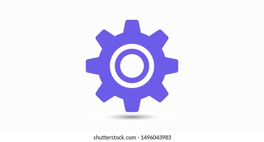 Gear vector icon. Web design icon. Gears and cogs symbol. Cog wheels icon. Cogs circle illustration. Gear wheel logo. Vector EPS 10