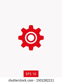 Gear vector icon. Web design icon. Gears and cogs symbol. Cog wheels icon. Cogs circle illustration. Gear wheel logo. Vector EPS 10