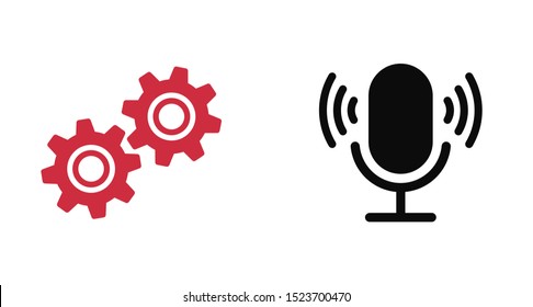 Gear vector icon. Web design icon. Gears and cogs symbol. Cog wheels icon. Cogs circle illustration. Gear wheel logo. Vector EPS 10