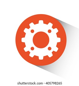 gear vector illustration , vector icon