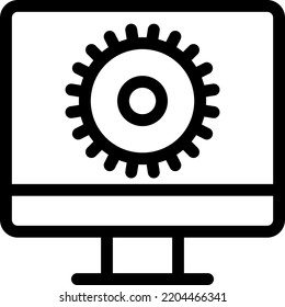 gear Vector illustration on a transparent background.Premium quality symmbols.Stroke vector icons for concept and graphic design.