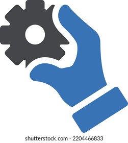 gear  Vector illustration on a transparent background. Premium quality symmbols. Glyphs vector icons for concept and graphic design.