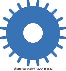 gear Vector illustration on a transparent background. Premium quality symmbols. Glyphs vector icons for concept and graphic design.