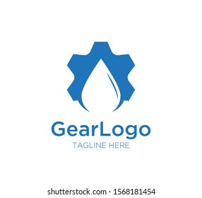 gear vector logo concept design template