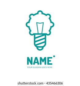 Gear. Vector logo design. Business concept icon.