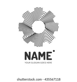 Gear vector logo design. Business concept icon.