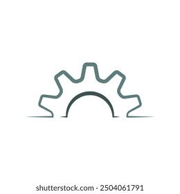 gear vector logo mechanics symbol icon design