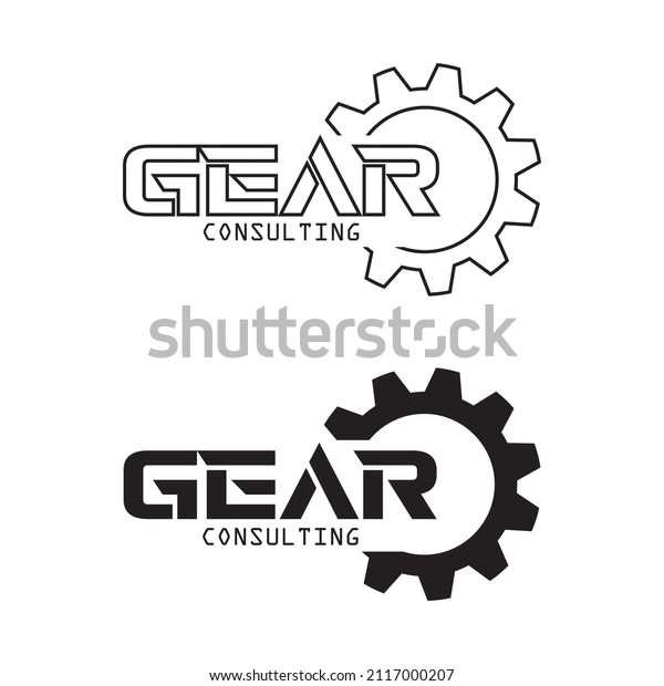 gear vector logo template for car engine service\
places and others.