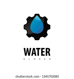 Gear Water, Plumbing Logo Design Inspiration