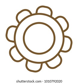 Gear wheel icon