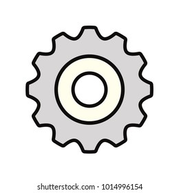 Gear wheel icon