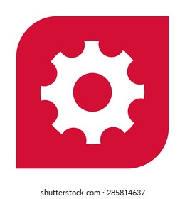 The gear wheel - icon.