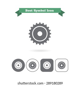 Gear wheel icon