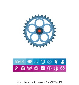 Gear wheel icon