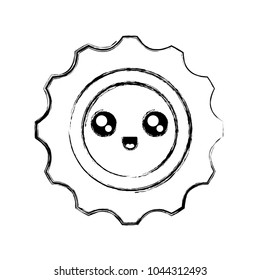 gear wheel icon image