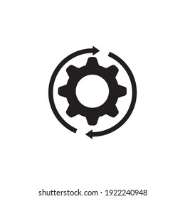 gear wheel icon sign symbol illustration