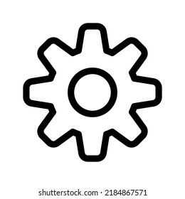 Gear Wheel Icon Vector Symbol Design Illustration